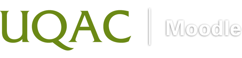 MOODLE | UNIVERSITÉ DU QUÉBEC À CHICOUTIMI